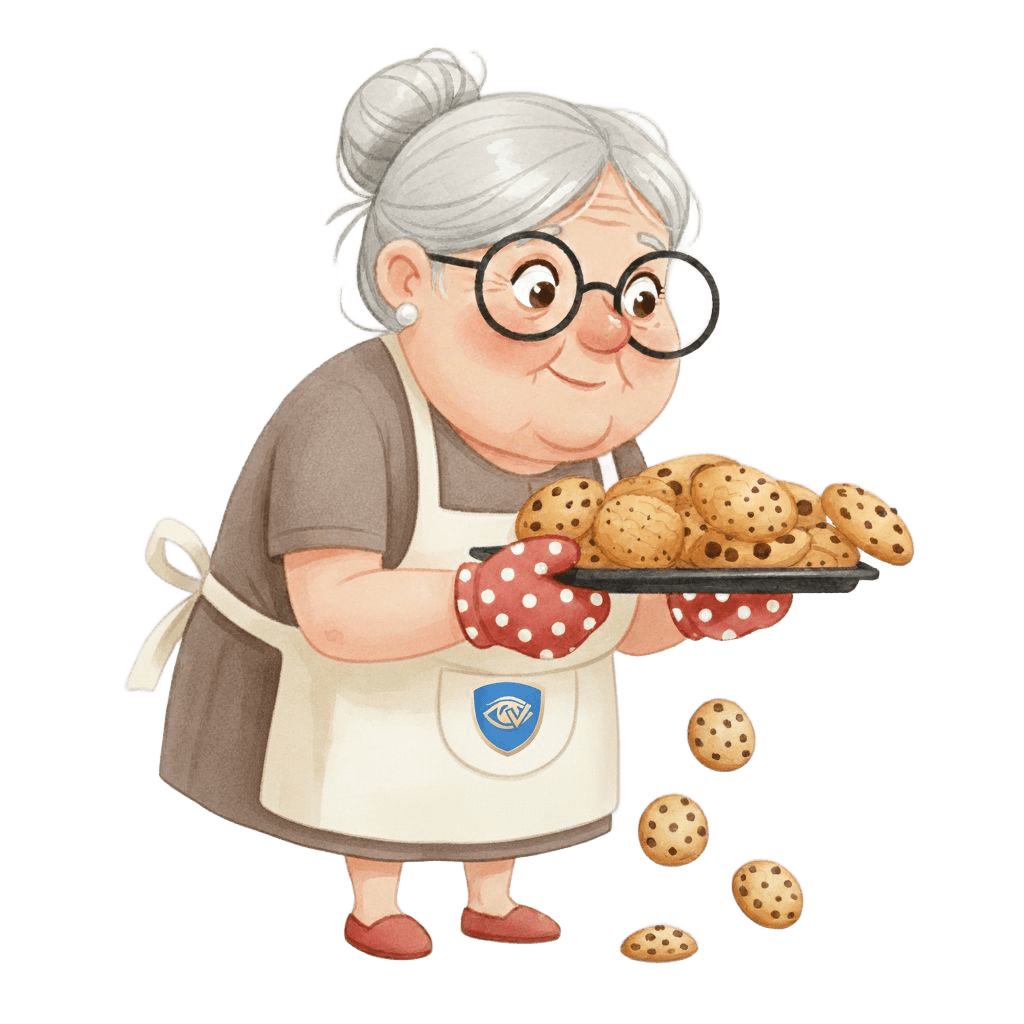 Abuela con galletas