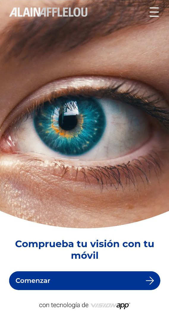 Imagen colaboración Alain Afflelou con VisionApp